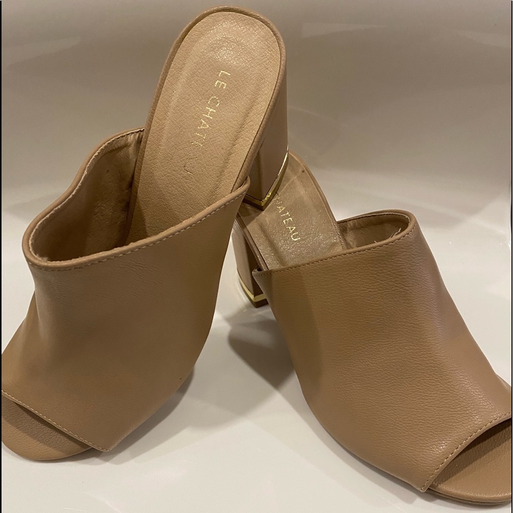 Le Chateau Nude Mules - New